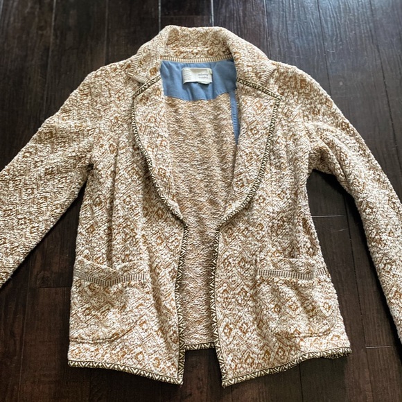 Like New Anthro Saturday Sunday Sweater Blazer - Picture 4 of 4